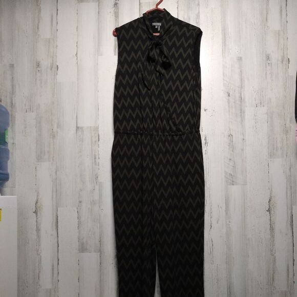Vince Camuto Women's XL Chevron Jumpsuit - Picture 1 of 9